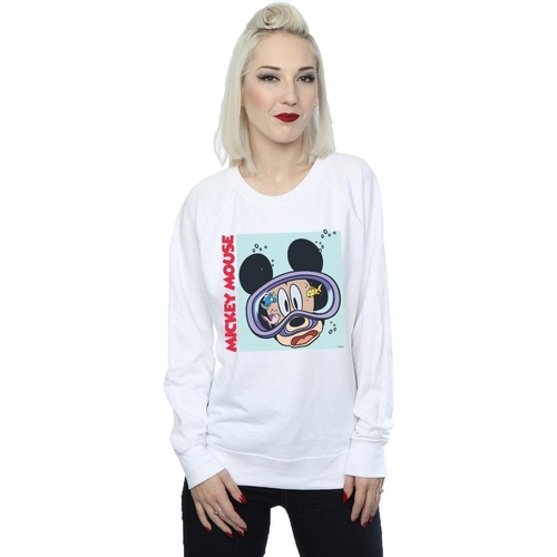 Vêtements Femme Sweats Disney Mickey Mouse Under Water Blanc