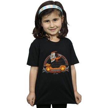 Vêtements Fille T-shirts manches longues Marvel Ghost Rider Robbie Reyes Racing Noir