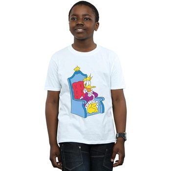 Vêtements Garçon T-shirts manches courtes Disney Donald Duck King Donald Blanc