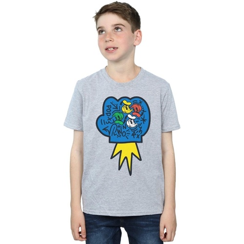 Vêtements Garçon T-shirts manches courtes Disney Donald Duck Pop Fist Gris