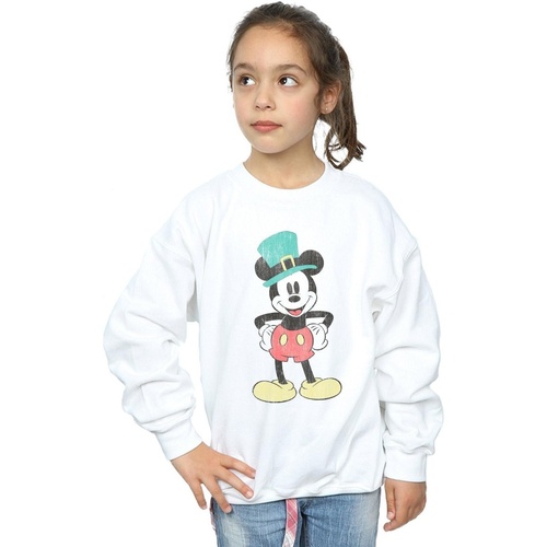 Vêtements Fille Sweats Disney  Blanc