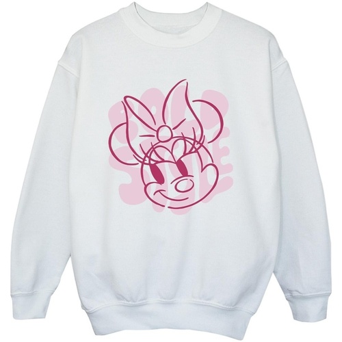 Vêtements Garçon Sweats Disney Minnie Mouse Bold Style Blanc