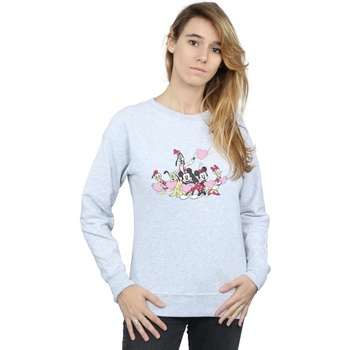 Vêtements Femme Sweats Disney Mickey Mouse Love Friends Gris