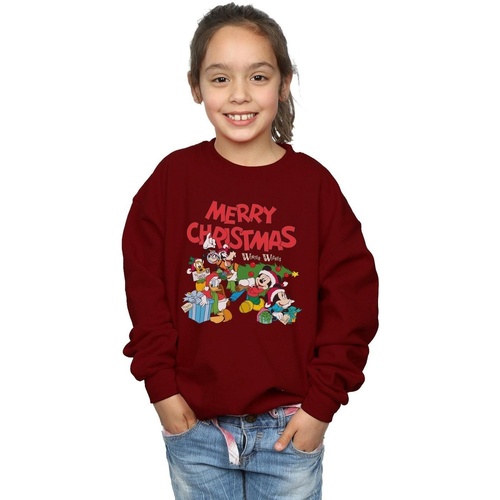Vêtements Fille Sweats Disney Mickey And Friends Winter Wishes Multicolore