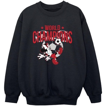 Vêtements Garçon Sweats Disney Minnie Mouse World Champions Noir
