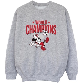 Vêtements Garçon Sweats Disney Minnie Mouse World Champions Gris
