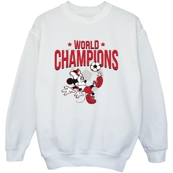 Vêtements Garçon Sweats Disney Minnie Mouse World Champions Blanc