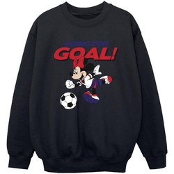 Vêtements Garçon Sweats Disney Minnie Mouse Going For Goal Noir