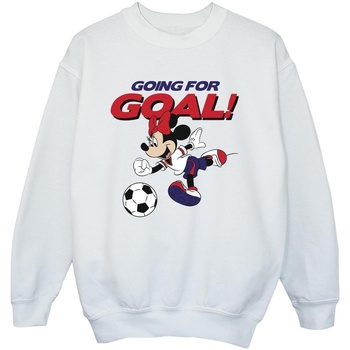 Vêtements Garçon Sweats Disney Minnie Mouse Going For Goal Blanc