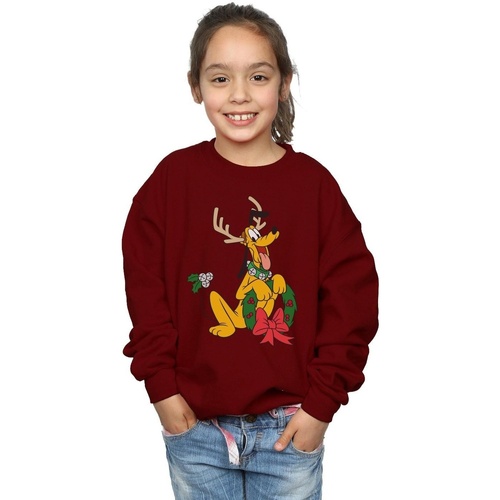 Vêtements Fille Sweats Disney Pluto Christmas Reindeer Multicolore