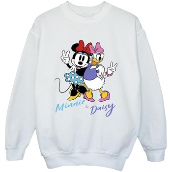 Vêtements Garçon Sweats Disney Minnie Mouse And Daisy Blanc