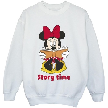 Vêtements Garçon Sweats Disney Minnie Mouse Story Time Blanc