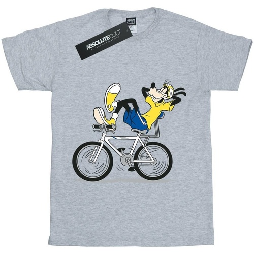 Vêtements Fille T-shirts manches longues Disney Goofy Tour De Goofy Gris