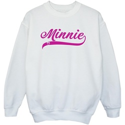 Vêtements Fille Sweats Disney Minnie Mouse Logo Blanc