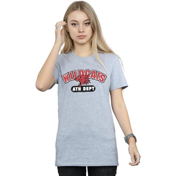 Vêtements Femme T-shirts manches longues Disney High School Musical The Musical Wildcats Athletic Gris