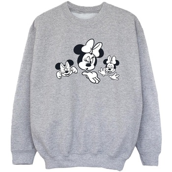Vêtements Fille Sweats Disney Minnie Mouse Three Faces Gris