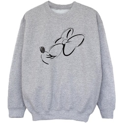Vêtements Fille Sweats Disney Minnie Mouse Nose Up Gris