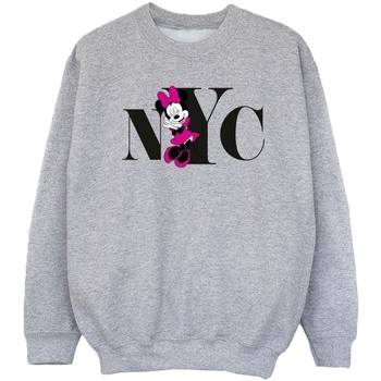 Vêtements Fille Sweats Disney Minnie Mouse NYC Gris