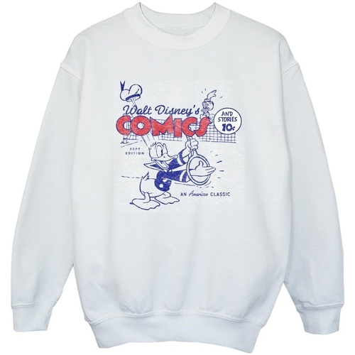 Vêtements Fille Sweats Disney Donald Duck Comics Blanc