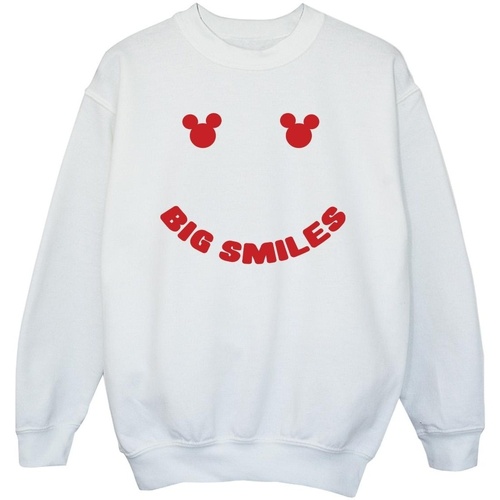 Vêtements Fille Sweats Disney Mickey Mouse Big Smile Blanc