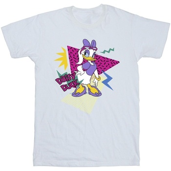 Vêtements Garçon T-shirts manches courtes Disney Daisy Duck Cool Blanc