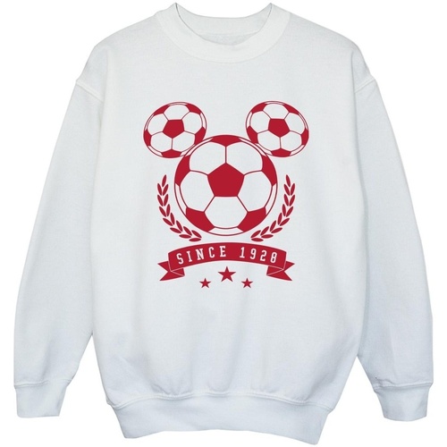 Vêtements Fille Sweats Disney Mickey Football Head Blanc