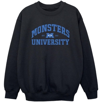 Vêtements Garçon Sweats Disney Monsters University Logo Noir
