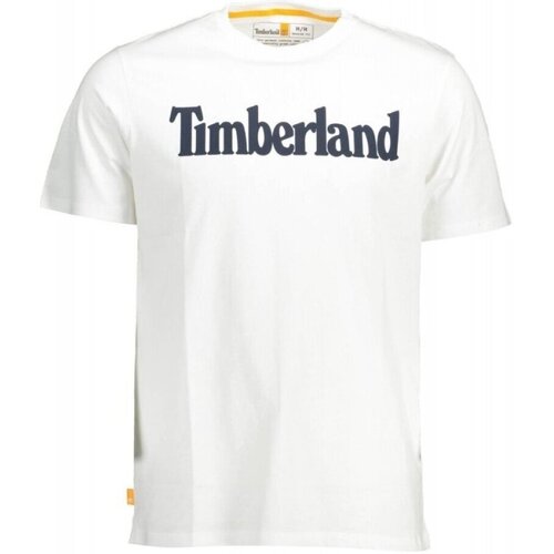Vêtements Homme T-shirts manches courtes Timberland Bluebell TB0A2BRN Blanc