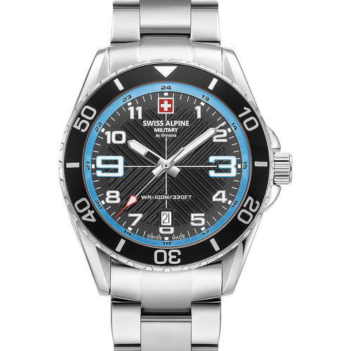 Swiss Military 7053.9117 Homme Montres Analogiques Swiss Alpine Military Swiss Military 7029.1131, Quartz, 42mm, 10ATM Autres