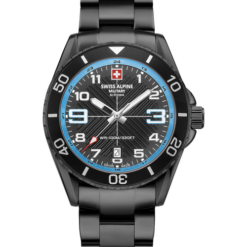 Swiss Military 70.479.144 Homme Montres Analogiques Swiss Alpine Military Swiss Military 7029.1171, Quartz, 42mm, 10ATM Autres