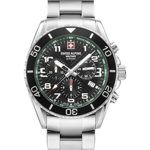 Swiss Military 7053.9117 Homme Montres Analogiques Swiss Alpine Military Swiss Military 7029.9134, Quartz, 42mm, 10ATM Autres