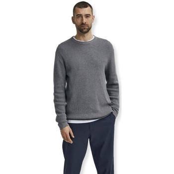Vêtements Homme Pulls Selected Noos Rocks Knit L/S - Medium Grey Melange Gris