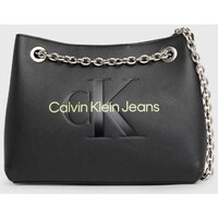 Calvin Klein Jeans Felpa con logo frontale écru