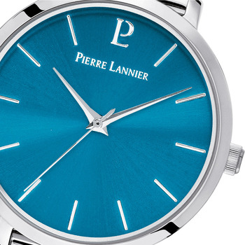 Pierre Lannier CHOUQUETTE Cadran Bleu Bracelet Acier milanais  Argenté Bleu