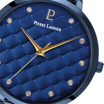 Pierre Lannier Coffret  GRACE Cadran Bleu Bracelet Acier milanais Bleu Bleu
