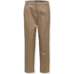 Vêtements Femme Pantalons Selected W Noos Ria Trousers - Camel Marron