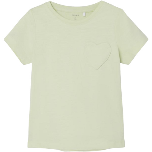 Vêtements Fille T-shirts & Polos Name it Voir toutes les ventes privées Vert