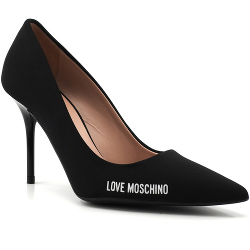 Chaussures Femme Bottes Love Moschino Viscose / Lyocell / Modal JA10089G1IIM0000 Noir