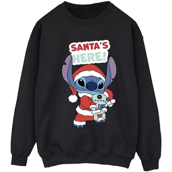 Vêtements Femme Sweats Disney Lilo & Stitch Santa's Here Noir