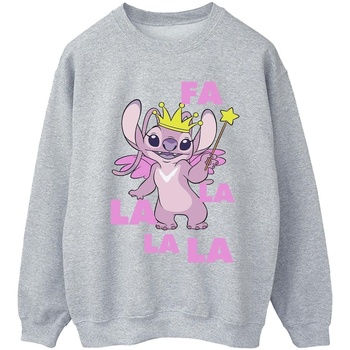 Vêtements Femme Sweats Disney Lilo & Stitch Angel Fa La La Gris