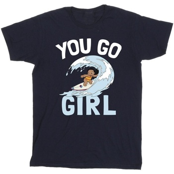 Vêtements Fille T-shirts manches longues Disney Lilo And Stitch You Go Girl Bleu