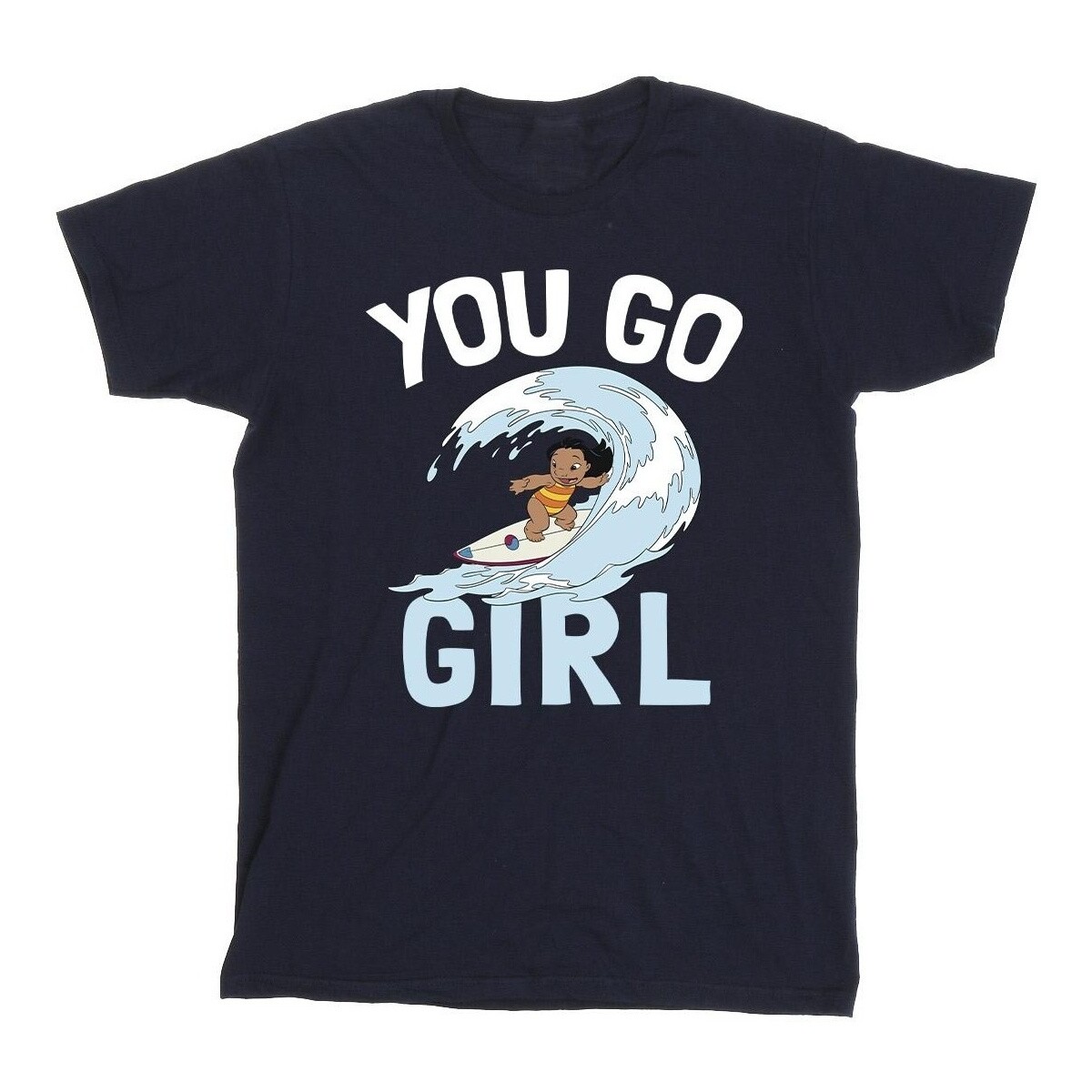 Vêtements Fille T-shirts manches longues Disney Lilo And Stitch You Go Girl Bleu