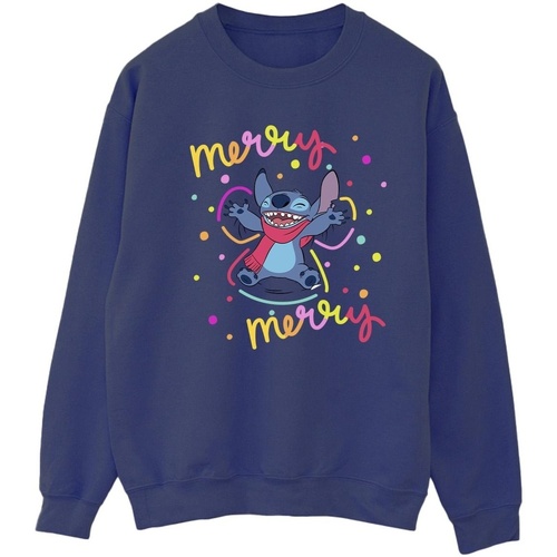 Vêtements Femme Sweats Disney Lilo & Stitch Merry Rainbow Bleu