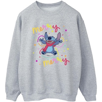 Vêtements Femme Sweats Disney Lilo & Stitch Merry Rainbow Gris