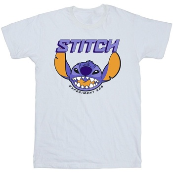 Vêtements Fille T-shirts manches longues Disney Lilo And Stitch Purple Blanc