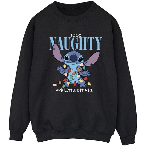 Vêtements Femme Sweats Disney Lilo & Stitch Naughty & Nice Noir