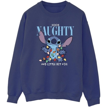 Vêtements Femme Sweats Disney Lilo & Stitch Naughty & Nice Bleu