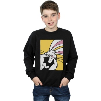 Vêtements Garçon Sweats Dessins Animés Bugs Bunny Laughing Noir