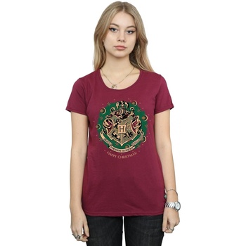 Vêtements Femme T-shirts manches longues Harry Potter Christmas Wreath Multicolore
