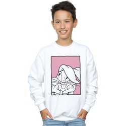Vêtements Garçon Sweats Dessins Animés Bugs Bunny Adore Blanc